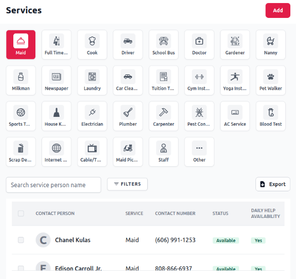 Coordination optimisée des prestataires de services